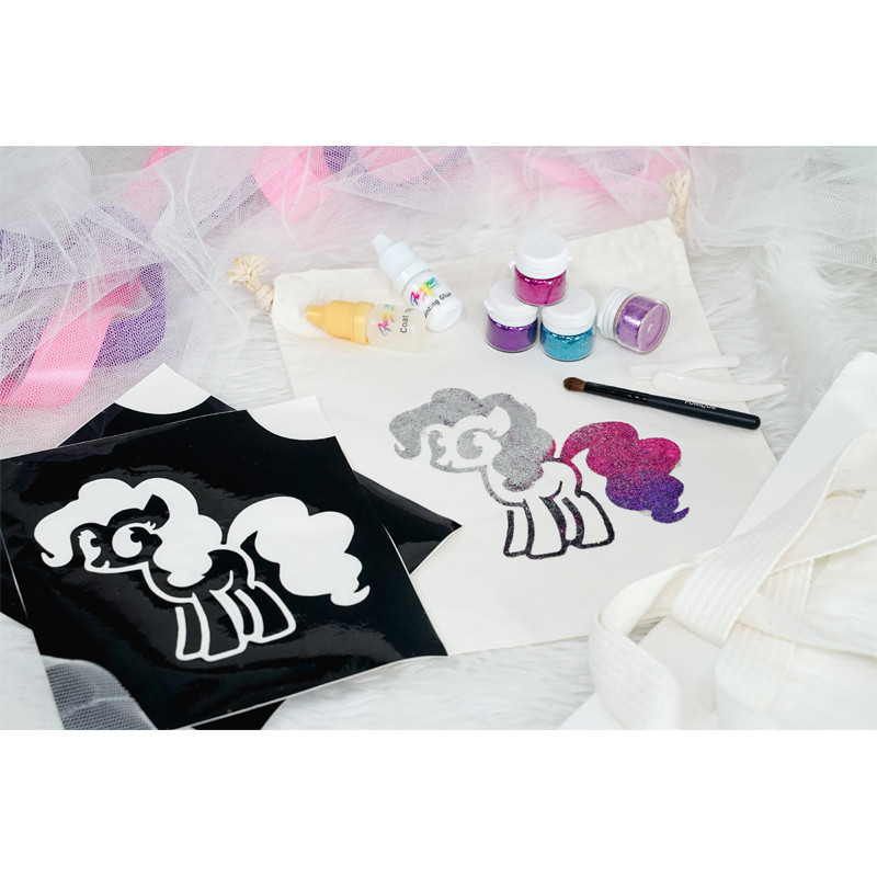 ชุดกระเป๋าวิบวับ Glitter Bag Painting ทำง่าย สนุกสนาน ใช้งานได้จริง