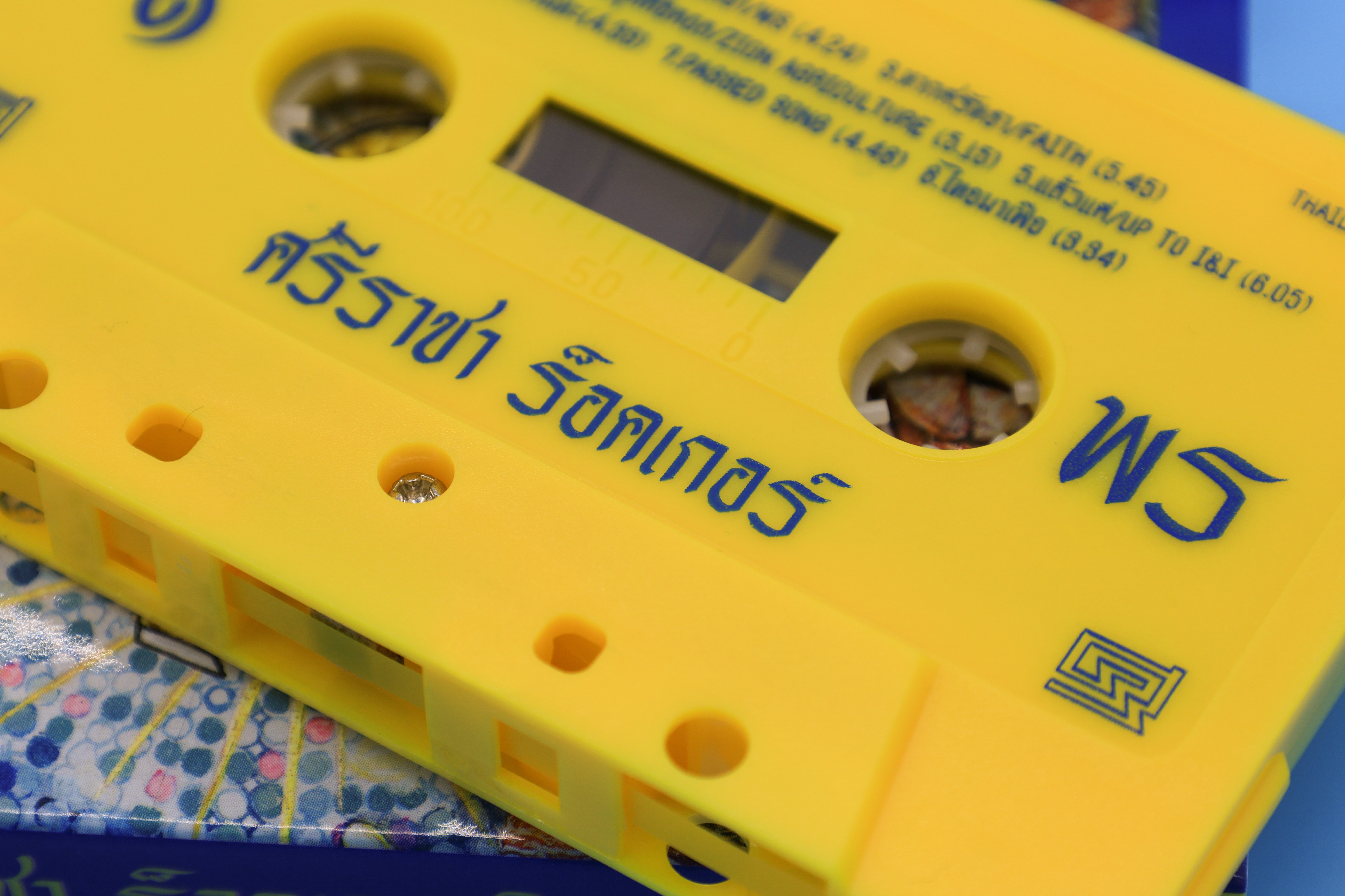 SRJ-CT-001Y-SRIRAJAH ROCKERS 4th ALBUM "WS" เทปสีเหลืองปกสีน้ำเงิน