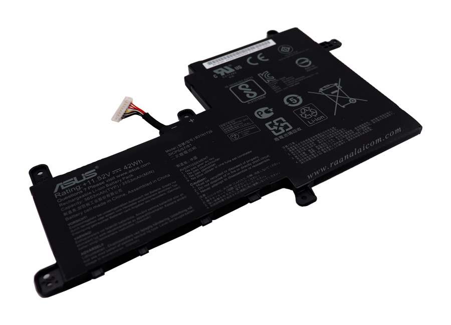 Battery Asus VivoBook S530FA-BQ164T, S530FA-BQ286T, S530FA-BQ287T Original ลดราคาพิเศษ B31N1729 แบตเตอรี่ Asus S530FA-BQ164T, S530FA-BQ286T, S530FA-BQ287T
