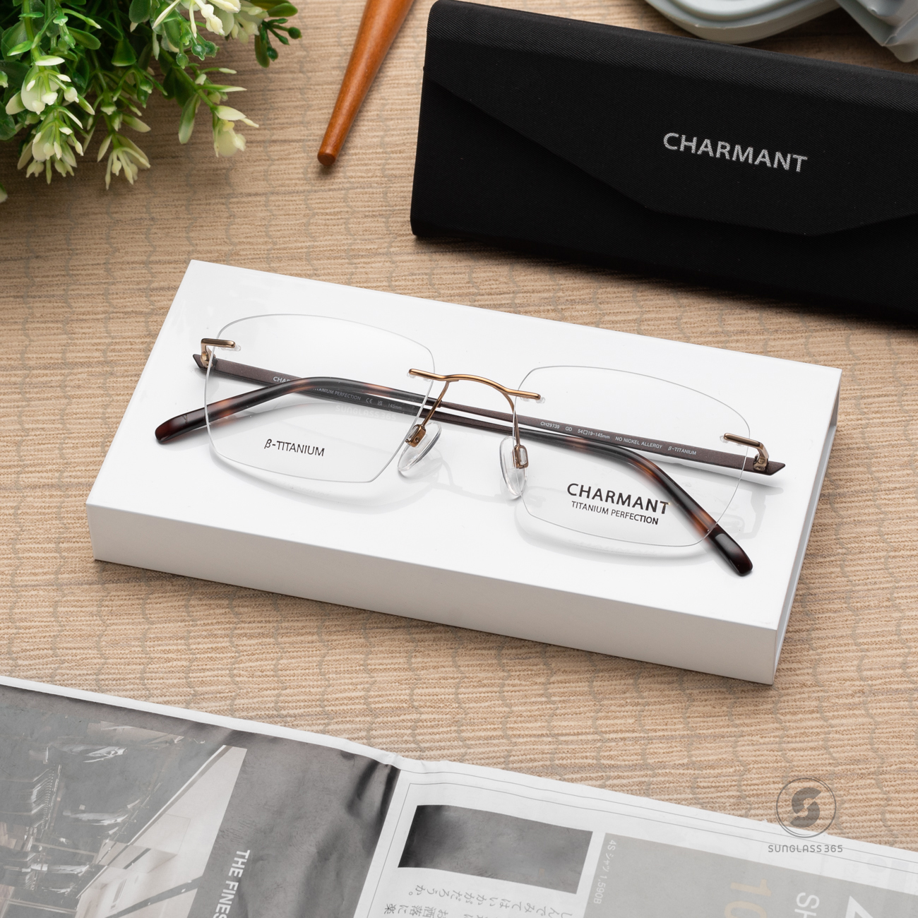 แว่นสายตา Charmant CH29739 GD