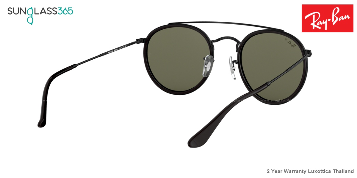 Ray Ban RB3647N 002/58 Black Green Polarized