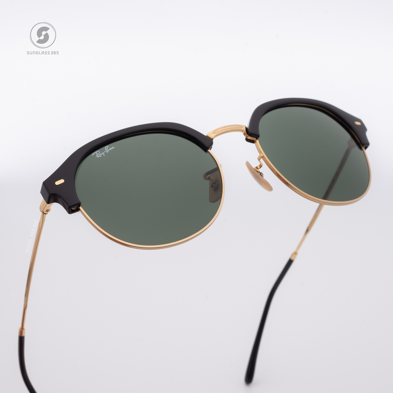 Ray-Ban RB4429 601/31 Clubmaster Black on Gold