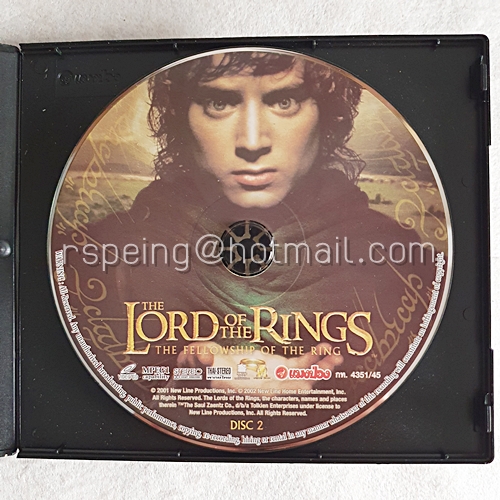 VCD Box Set ภาพยนตร์ The Lord of The Rings : The Fellowship of The Ring : อภินิหารแหวนครองพิภพ