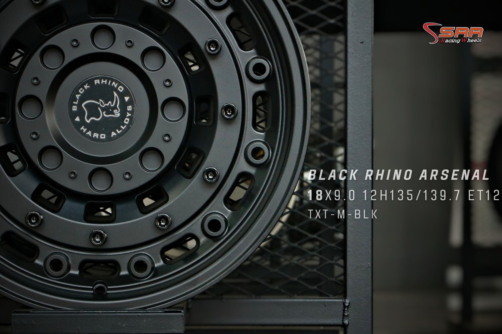 BLACK RHINO ARSENAL ขอบ18 6รู139.7 สีดำโหดๆ