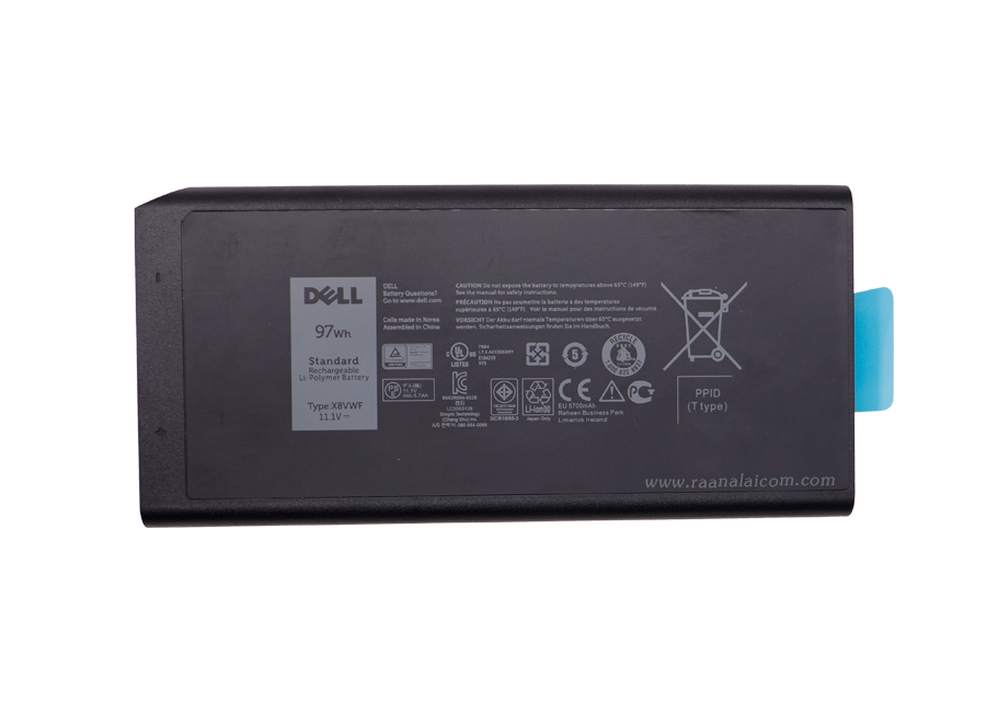 Battery Dell Latitude 7204 Original X8VWF ลดราคาพิเศษ แบตเตอรี่ โน๊ตบุ๊ค Dell Latitude 7204 97Whr ตรงรุ่น