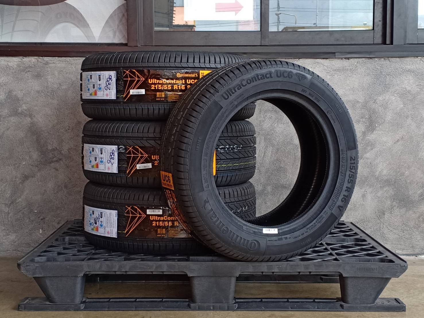 CONTINENTAL 215/55R16 ULTRA CONTACT UC6 93V MADE IN MALAYSIA