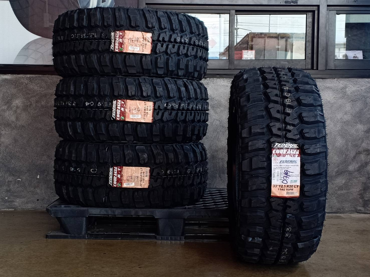 FEDERAL 33X12.50R20 COURAGIA M/T 114Q 10PR MADE IN TAIWAN