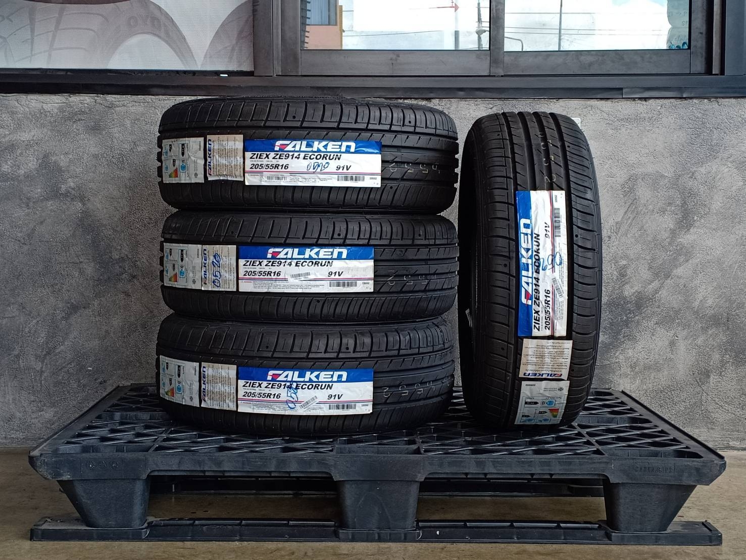 FALKEN 205/55R16 ZIEX ZE914 ECORUN 91V MADE IN THAILAND
