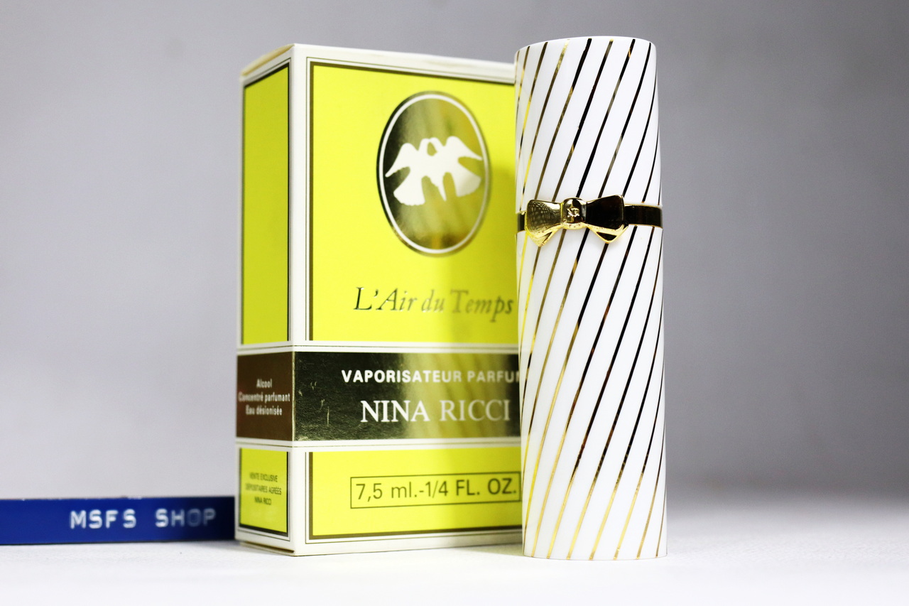 [Vintage] Nina Ricci L'Air du Temps Parfum 7.5ml Spray แบบสเปรย์ - น้ำหอม Vintage