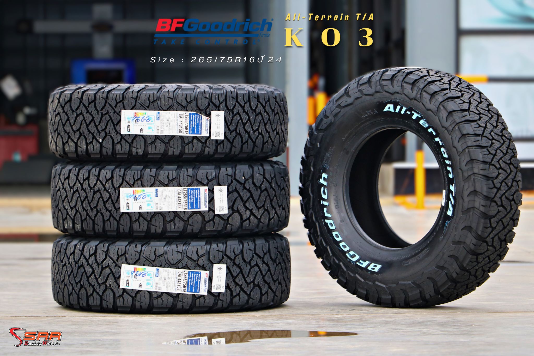 BF Goodrich All-Terrain T/A KO3 ขนาด 265/75R16 ปี2024