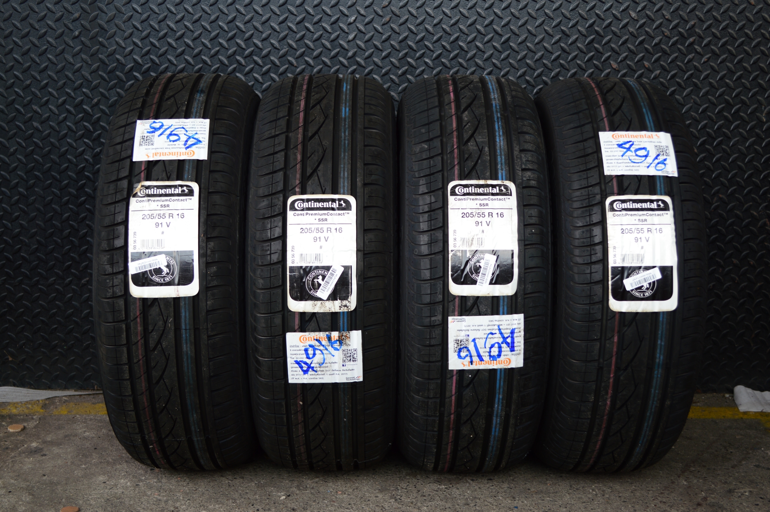 CONTINENTAL CONTACT SSR 205/55-16 เส้น 3500 ปกติ 7800 ปี16