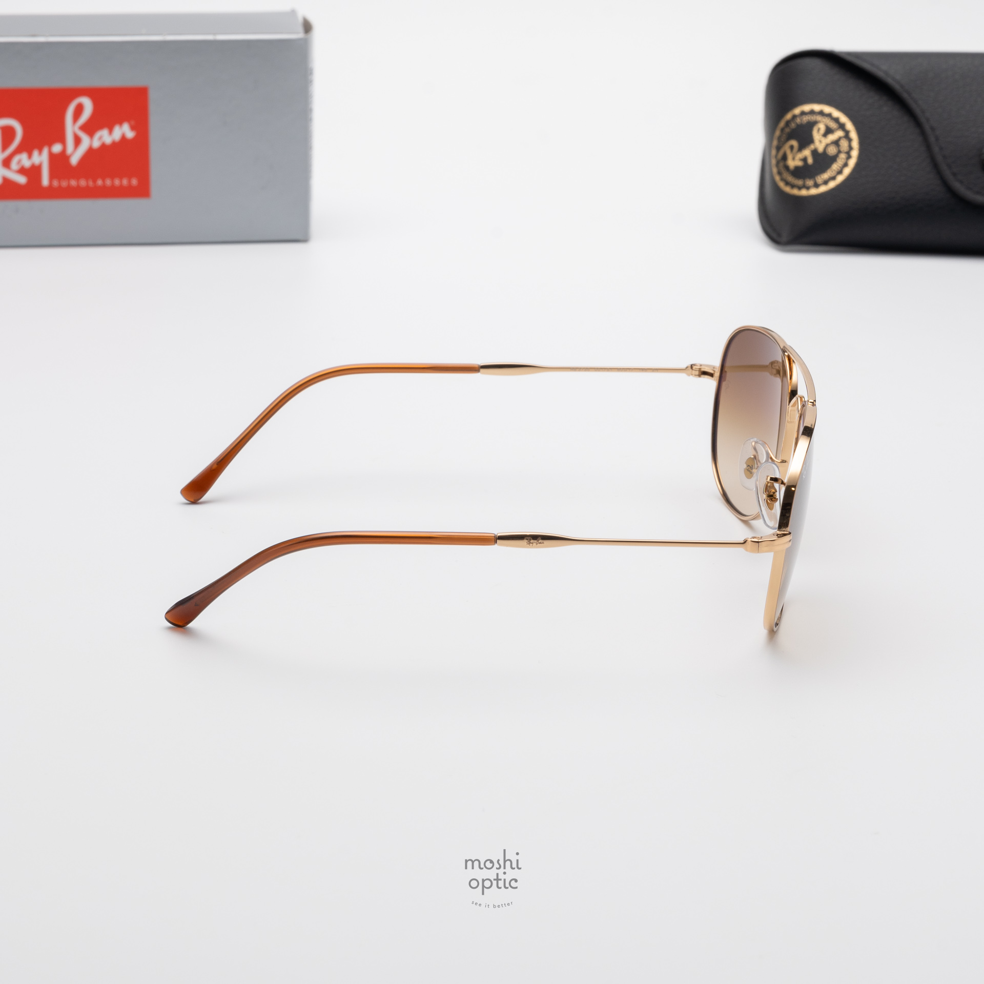 Ray-Ban RB3735 Bain Bridge 001/51 Arista Gold