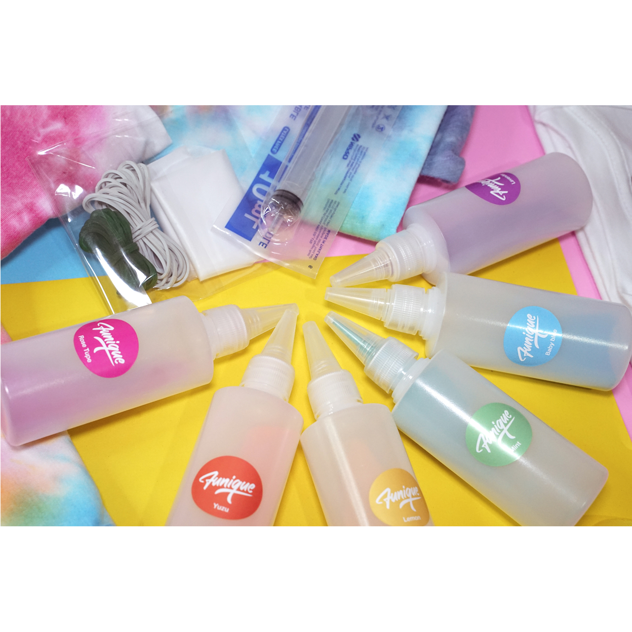 ชุดมัดย้อมพาสเทล Pastel Tie Dye ออกแบบเสื้อผ้า สีหวานสดใส ตามจิตนาการ