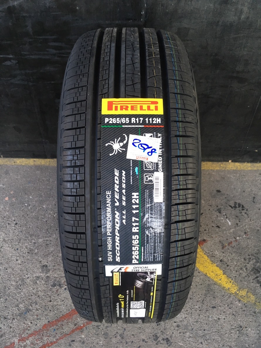 PIRELLI SCORPION VERDE ALL SEASON+ 265/65-17 เส้น 3900 บาท ปี18 ปกติ 8500