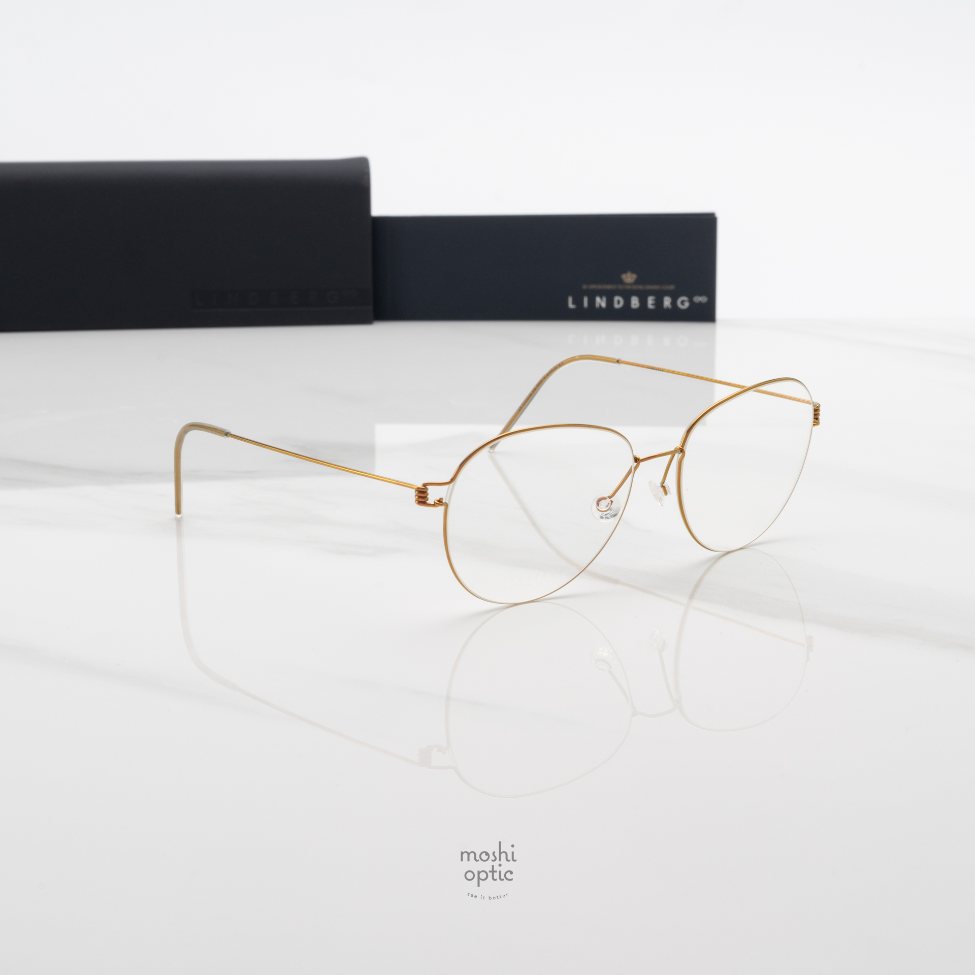 แว่นสายตา Lindberg Air Titanium Rim 090 1505L Olivia P60