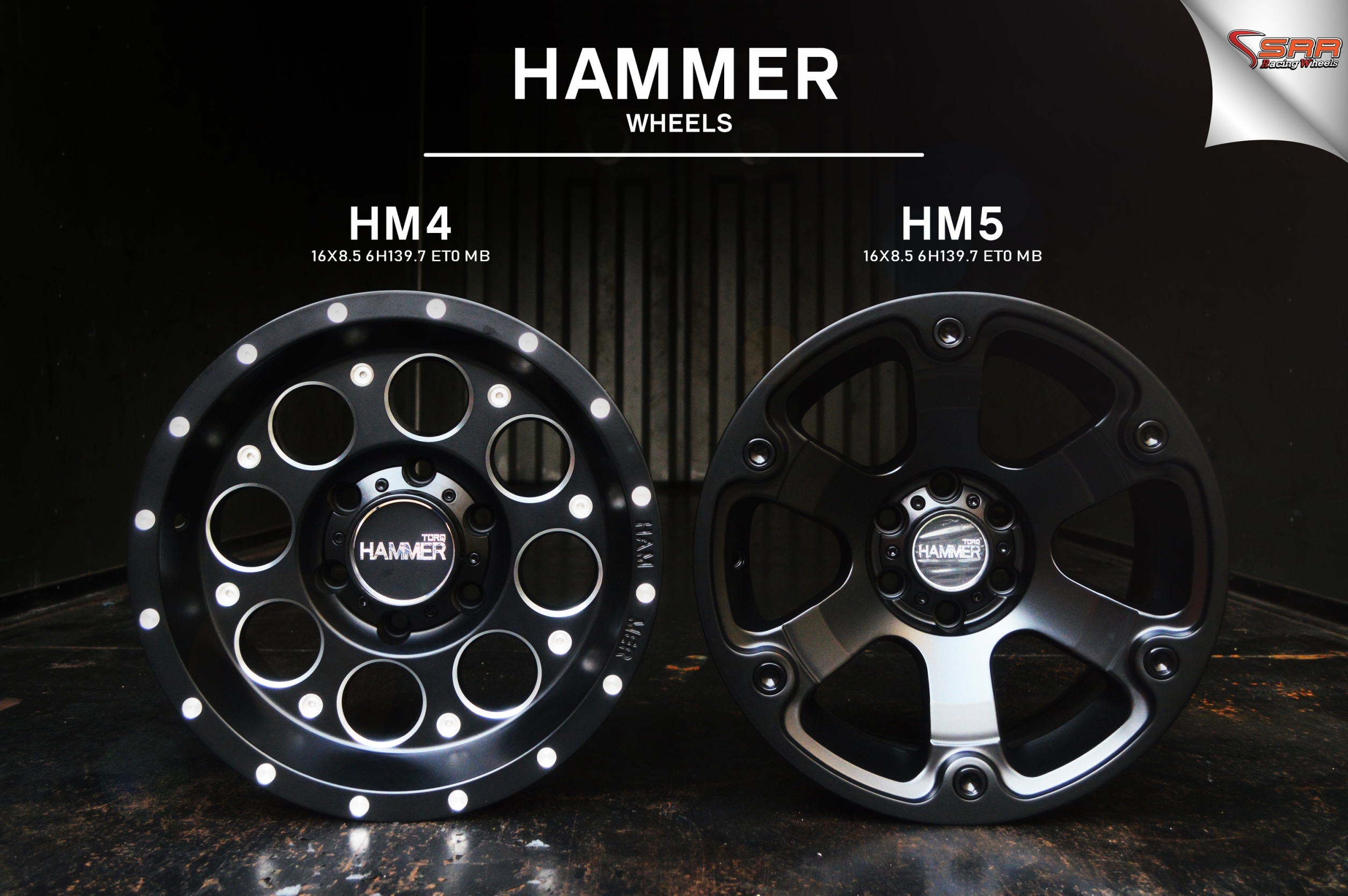 PROMOTION HAMMER OFF ROAD ขอบ16 ทถกลาย จับคู่ยาง BF ชุด 39800 บาท