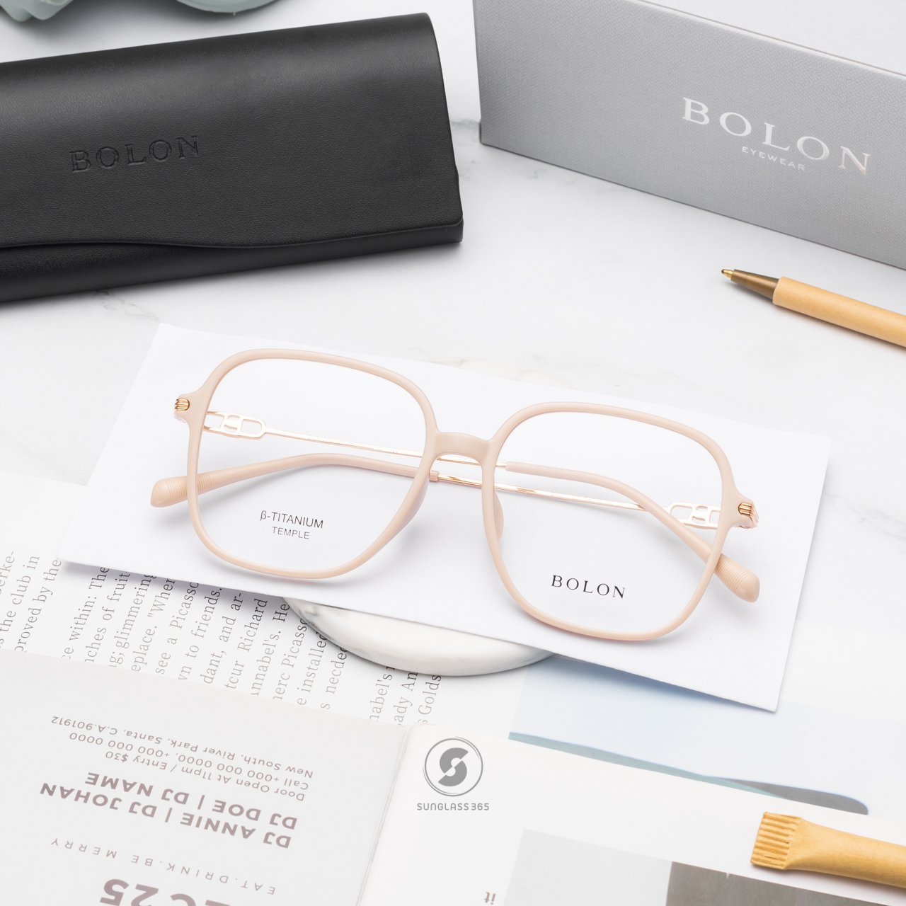 แว่นสายตา BOLON รุ่น Brisbane BH5011 B91 Beige
