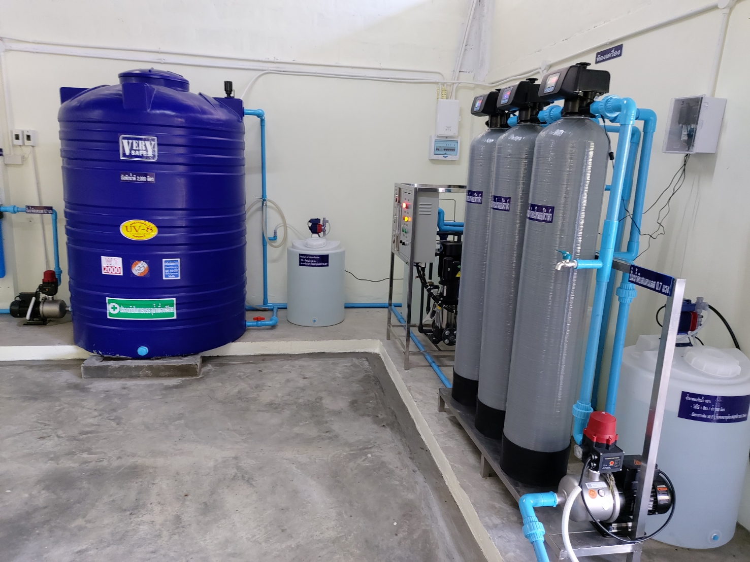 รับติดตั้งโรงงานผลิตน้ำดื่มระบบRO6,000ลิตร มีอุปกรณ์การติดตั้งครบชุด