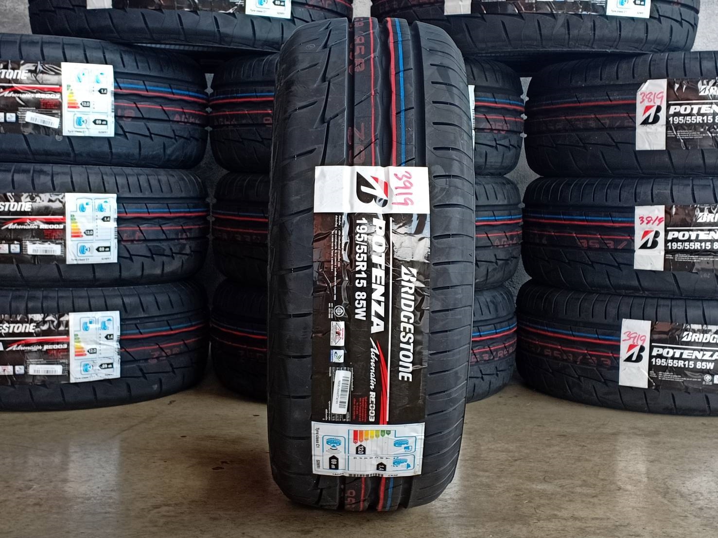BRIDGESTONE POTENZA RE003 195/55R15 84W (ปี19)