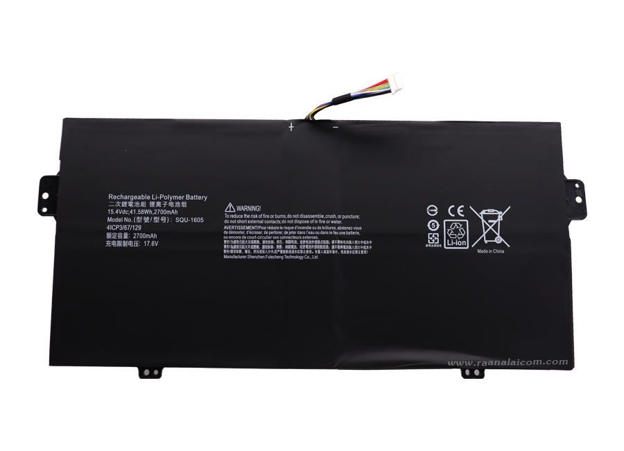 Battery Acer SPIN 7 SP714-51-M1XN, M4W7, M6LT, M8D7 41.58Whr Original SQU-1605 ราคา พิเศษ แบตเตอรี่ โน๊ตบุ๊ค Acer SPIN 7 SP714-51-M1XN, M4W7, M6LT, M8D7 ตรงรุ่น ลดราคาพิเศษ