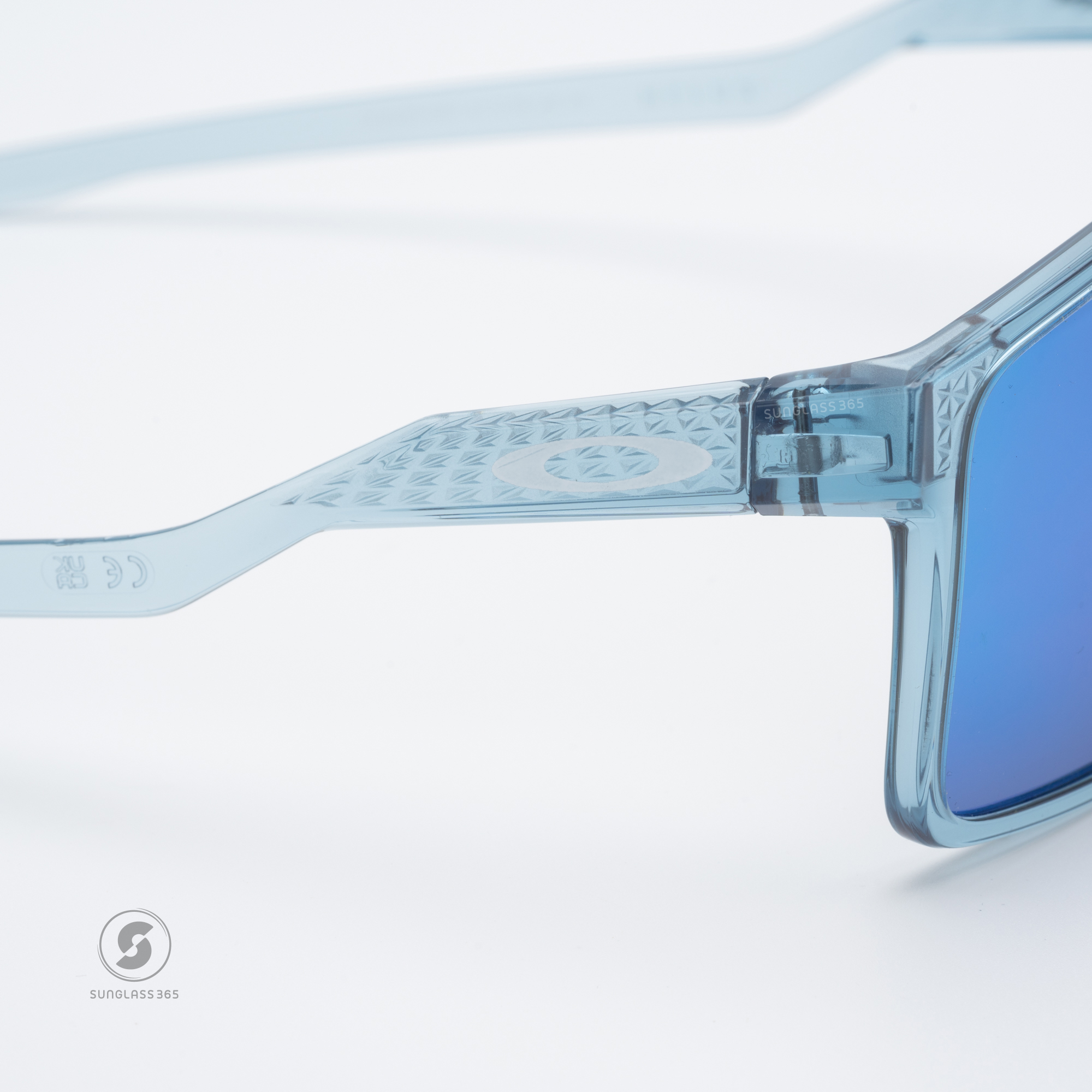 OAKLEY Helux OO9285-08 Transparent Stonewash Prizm Sapphire