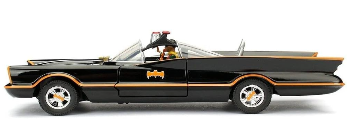 โมเดลรถ โมเดลรถยนต์ 1966 Classic TV Series Batmobile 1:24 2