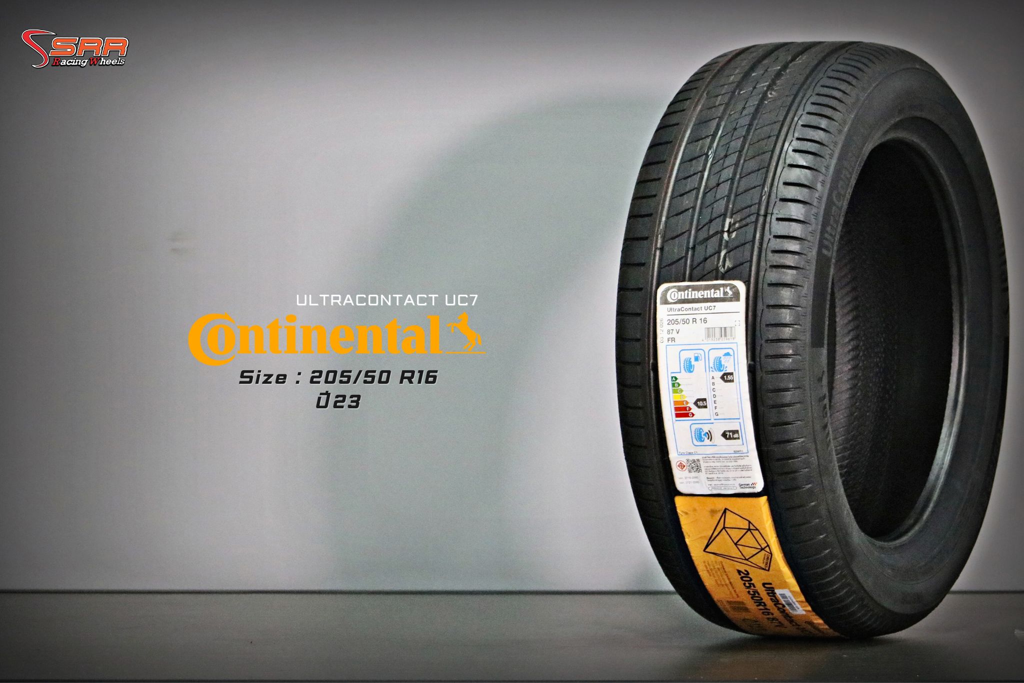 CONTINENTAL ULTRACONTACT UC7 ขนาด 205/50R16 ปี2023