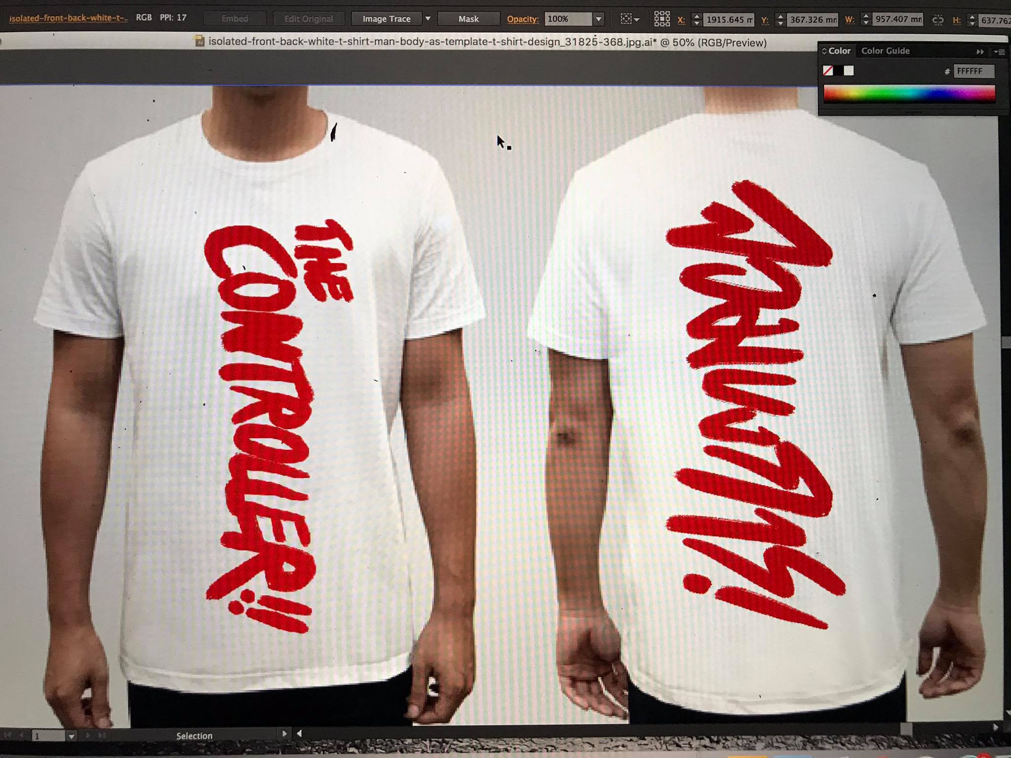 PRE-ORDER / SRJ-T-002W THE CONTROLLER - WHITE SCREEN RED