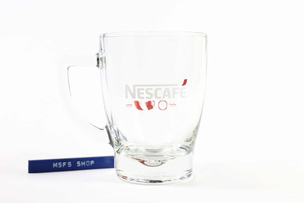 แก้วกาแฟ Nescafe แก้วใส รุ่นก้นลึก