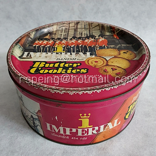 กล่องขนมคุ้กกี้เก่า Imperial Danish Butter Cookies