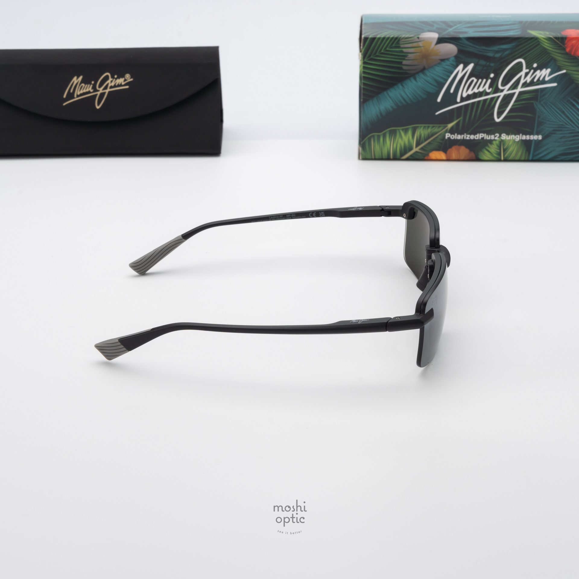 แว่นกันแดด Maui Jim LAULIMA MJ AF656 02A Neutral Grey