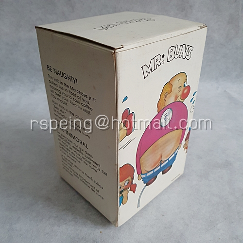 ของเล่นวินเทจ ยุค 80 มิสเตอร์บันส์ถอดกางเกง Vintage 1980's Mr. Buns Novelty Car Window Toy
