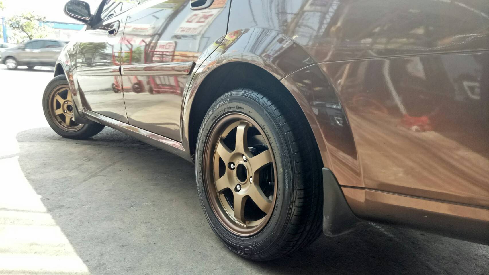 ล้อใหม่ TE37 ขอบ15 ใส่รู 4รู114