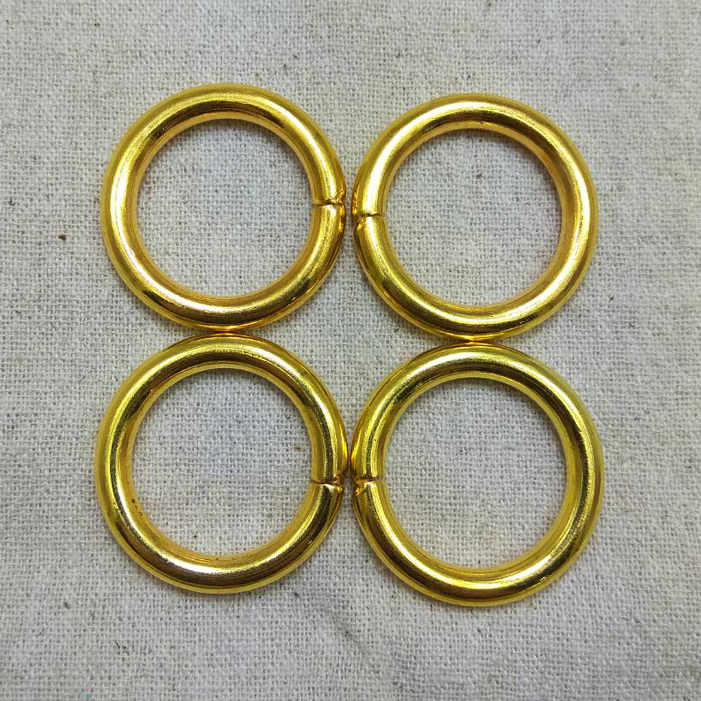 ห่วงกลม1นิ้วหนา ทอง (ลวด5mm)