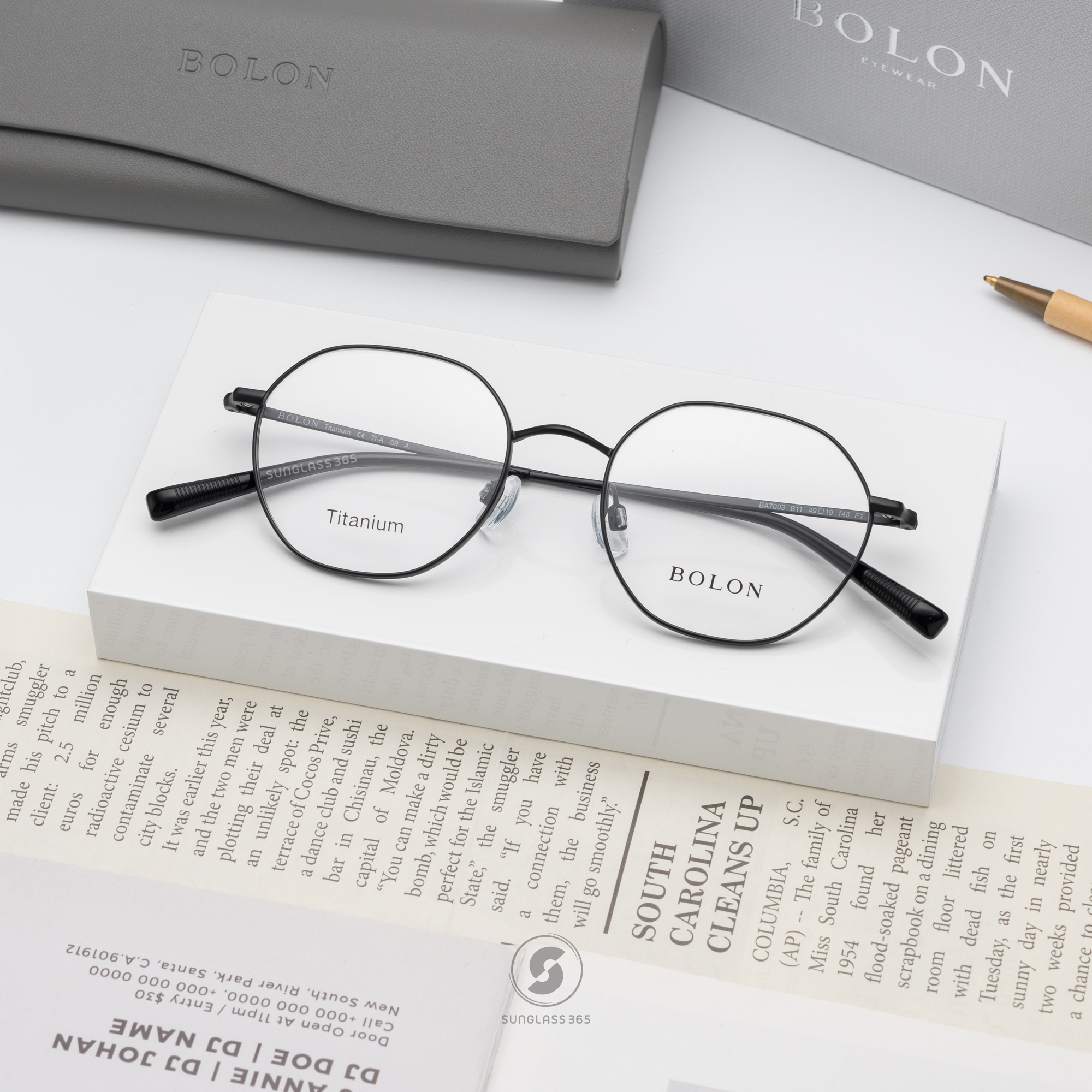 แว่นสายตา BOLON รุ่น Casablanca BA7003 B11 Matte Black