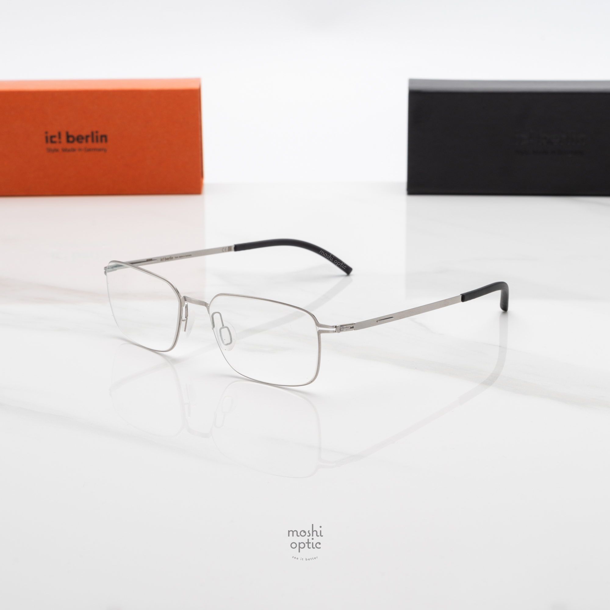 กรอบแว่น IC BERLIN Kouji Chrome