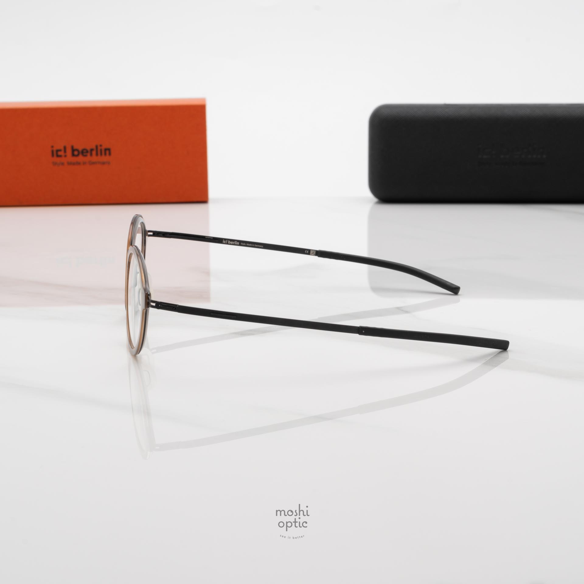 กรอบแว่น IC BERLIN Toki Chrome Broze HD Black