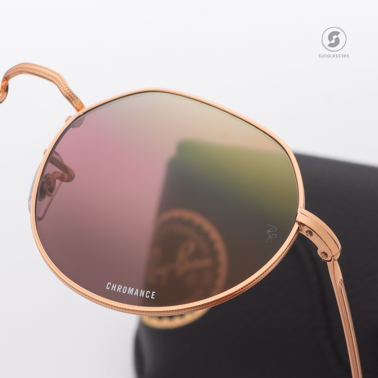 RayBan Jack RB3565 9202G9 Rose Gold Polarized Chromance