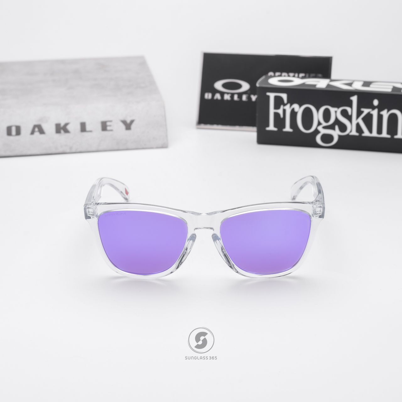 OAKLEYフロッグスキン9245 96 CLEAR /PRIZM VIOLET オークリー フロッグスキン9245 96 CLEAR/PRIZM VIOLET