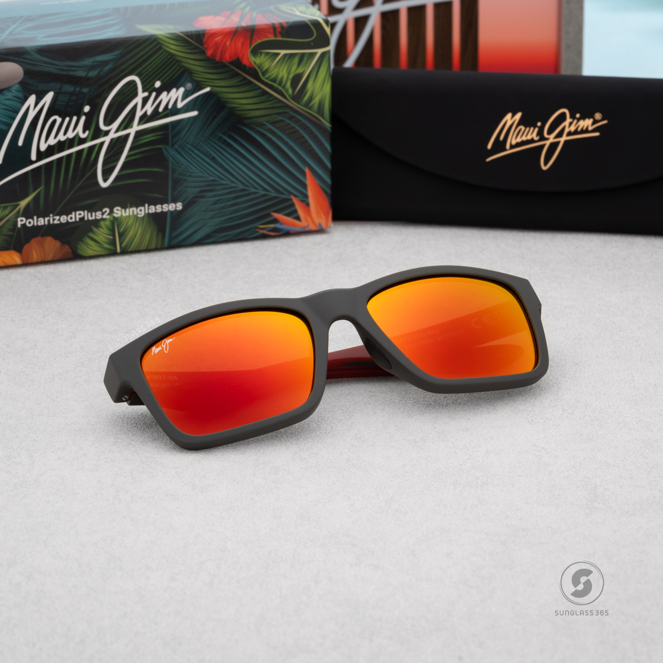 แว่นกันแดด Maui Jim The Flats MJ RM897 04 Hawaii Lava
