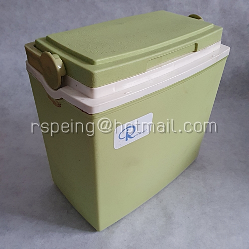 ถังน้ำแข็งทรงเหลี่ยม โรบินสัน Robinson Cooler ฺBox สีเขียวพาสเทล ขนาด 12 ลิตร