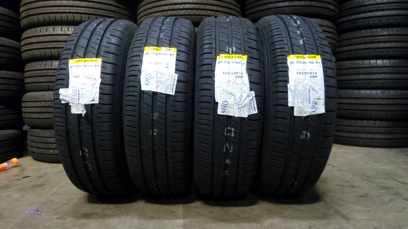#แนะนำยางใหม่ #คุณภาพดีเยี่ยม #ราคาสุดคุ้ม #DUNLOP_SP_TOURING_R1 185/65R14 ปี18