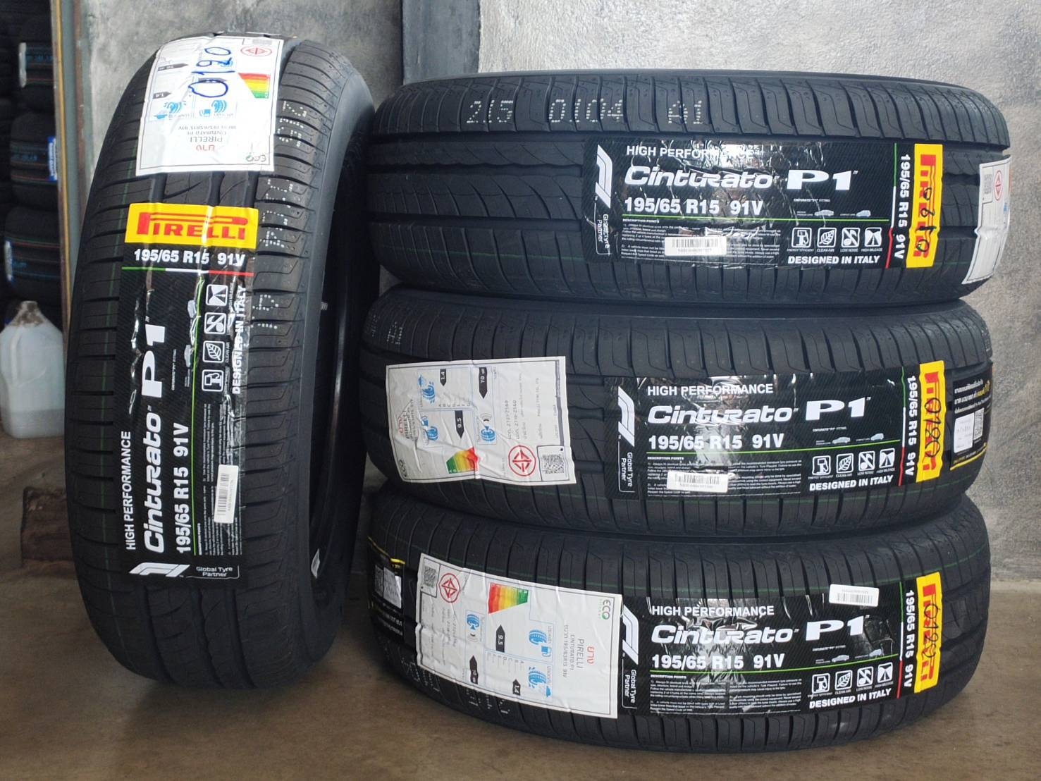 PIRELLI CINTURATO P1 195/65R15 91V MAXLOAD 615KG CHINA