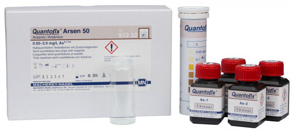 QUANTOFIX® Arsenic 50 91332 กระดาษทดสอบสารหนู 50
