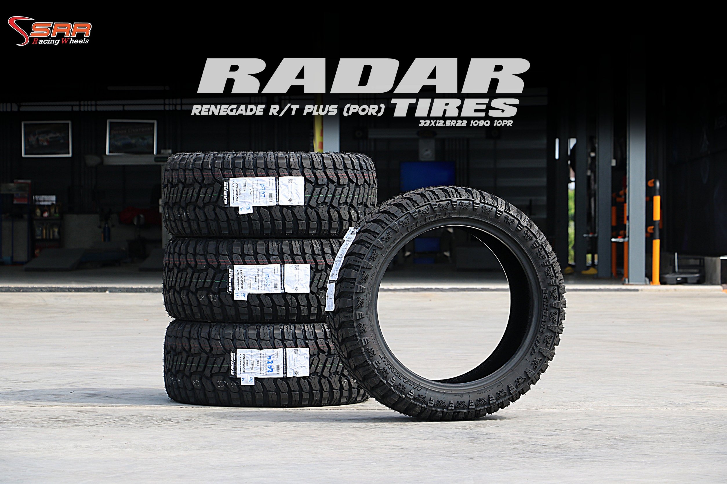 ยางใหม่ ขนาด 33x12.5R22 ยางRTขอบ22
