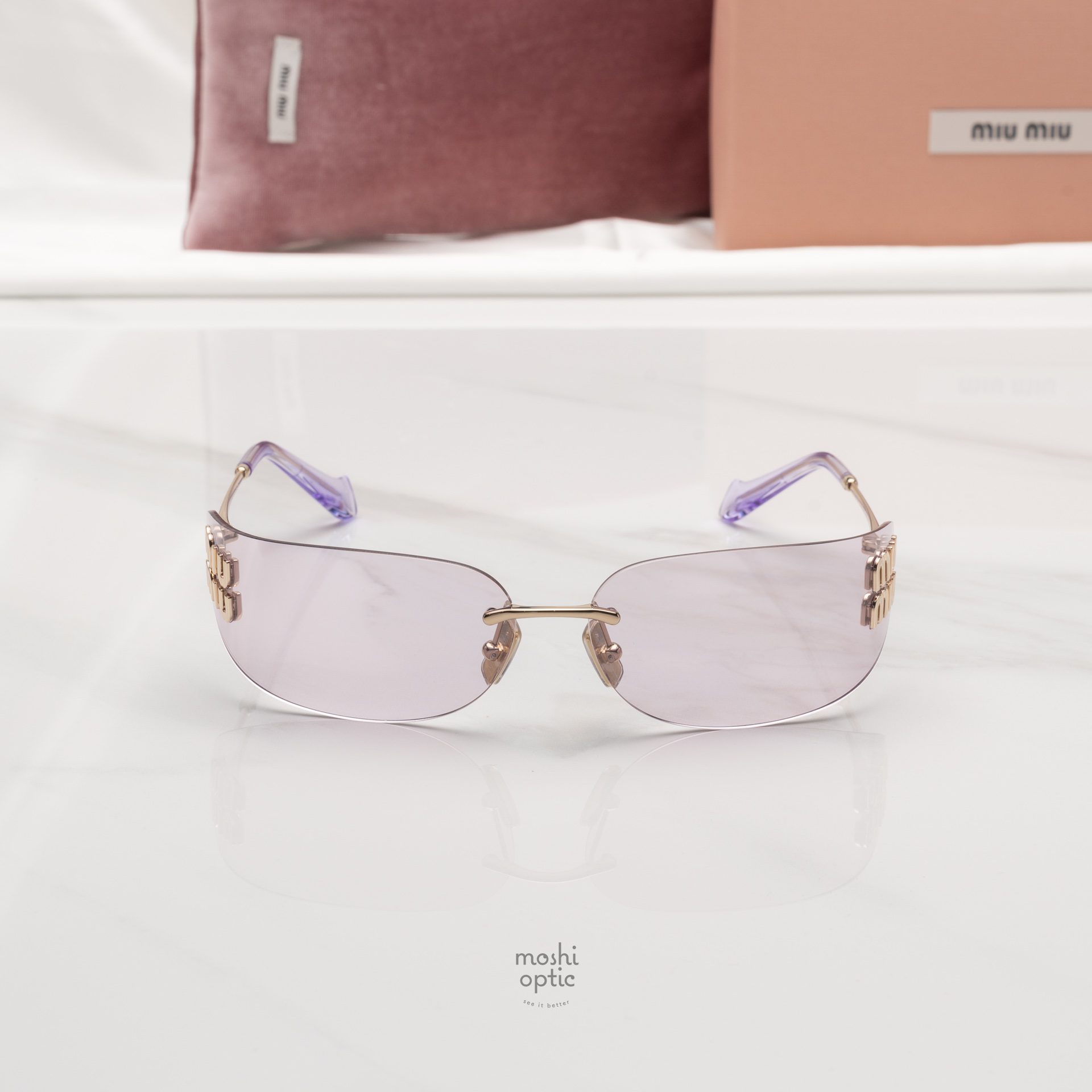 แว่นกันแดด Miu Miu MUA51S ZVN90O สำเนา