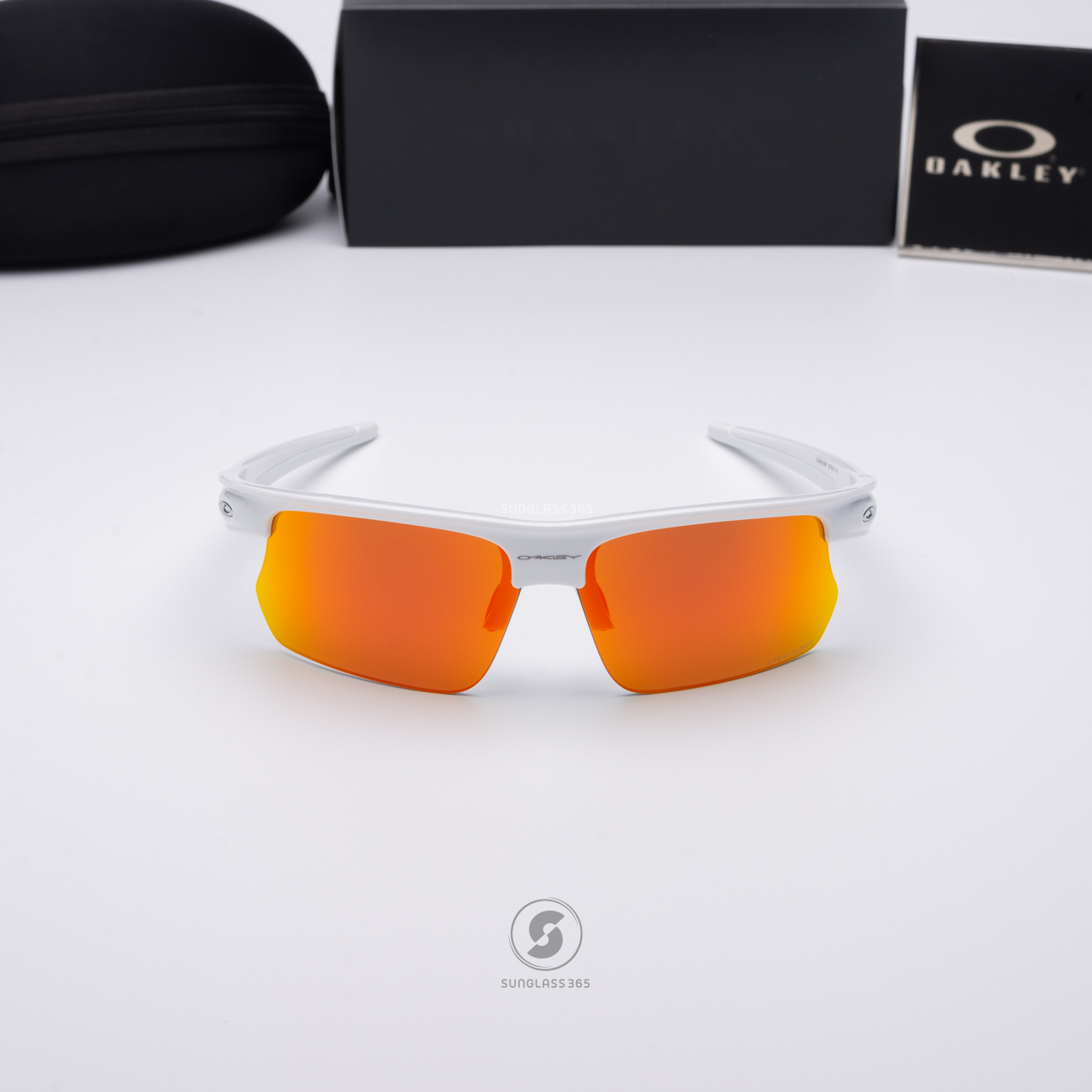 OAKLEY Bisphaera OO9400-03 Polished White Prizm Ruby