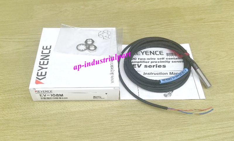 KEYENCE EV-108M พรอกซิมิตี้เซนเซอร์ชนิดแอมพลิฟายเออร์ในตัวชนิดสองสาย สินค้าใหม่