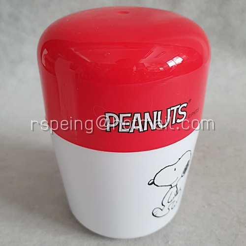 ชุดกล่องอาหารเช้า ชาร์ลี บราวน์ และสนูปปี้ สีแดง-ขาว พร้อมกล่อง