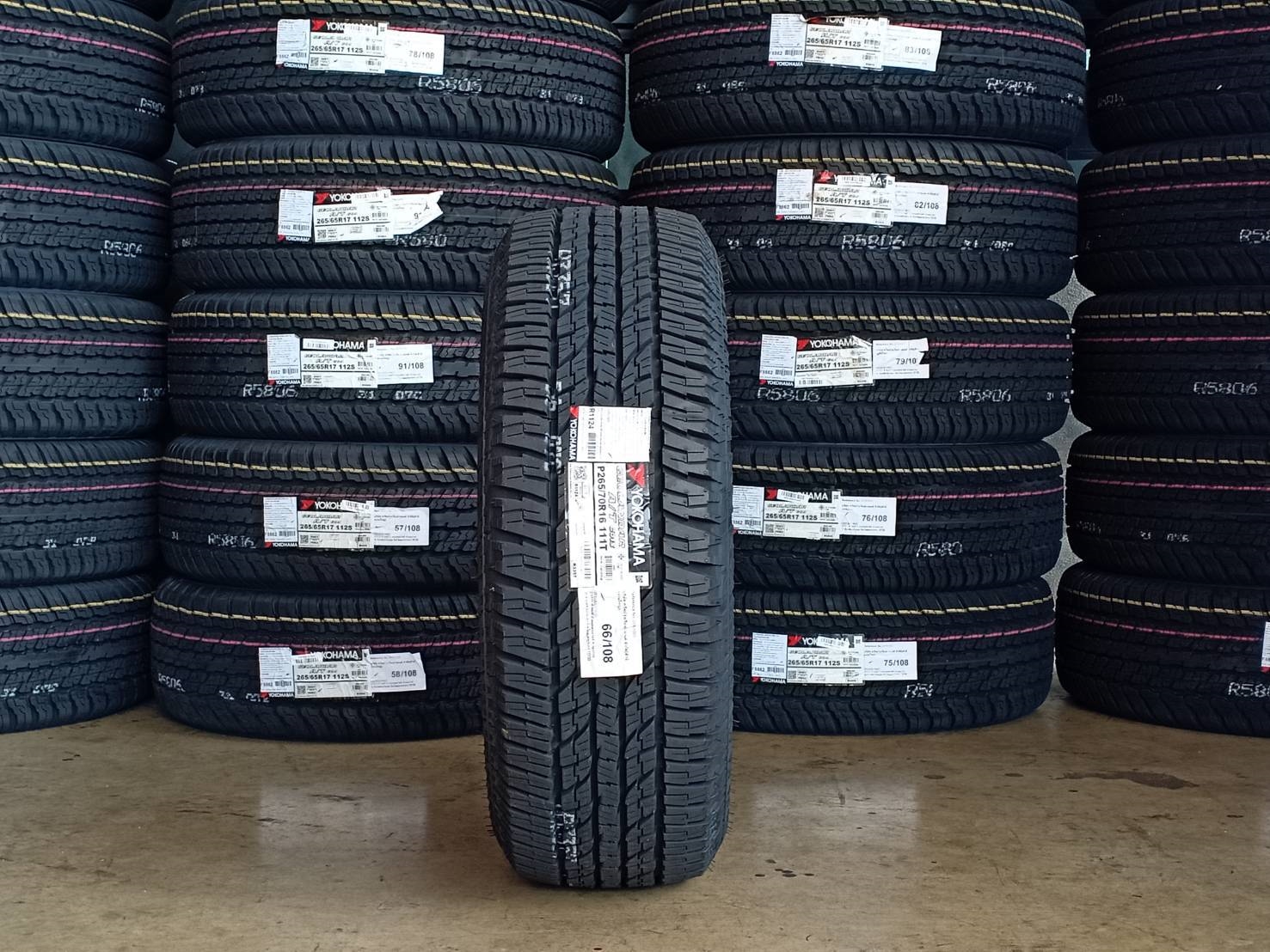 ยางเข้าใหม่ ลดราคา YOKOHAMA AT G015 265/70R16 111T Y19
